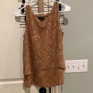 Tan Paisley Blouse